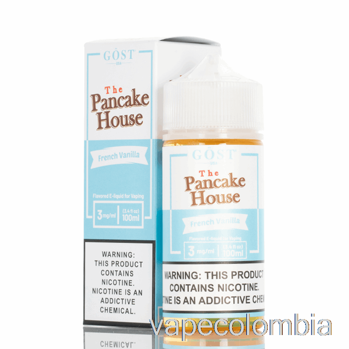 Kit Vape Completo Vainilla Francesa - The Pancake House - Gost Vapor - 100ml 3mg